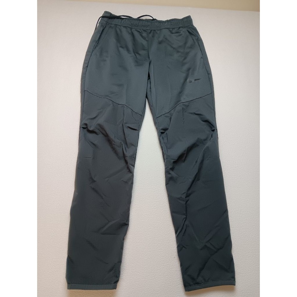 Nike Dri-FIT Mens M Dark Gray Athletic Track Pants Lined Drawstring Joggers